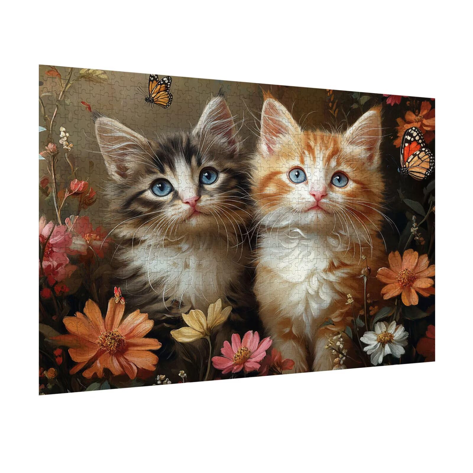 Puzzle 5000 Pezzi Fiori Puzzle Adulti, Gioco Educativo, n-301 | Jigsaw Puzzles gatto, Impossibile Difficile Sfida, Classici Gioco Familiare, Giochi Divertenti, Idee Regalo