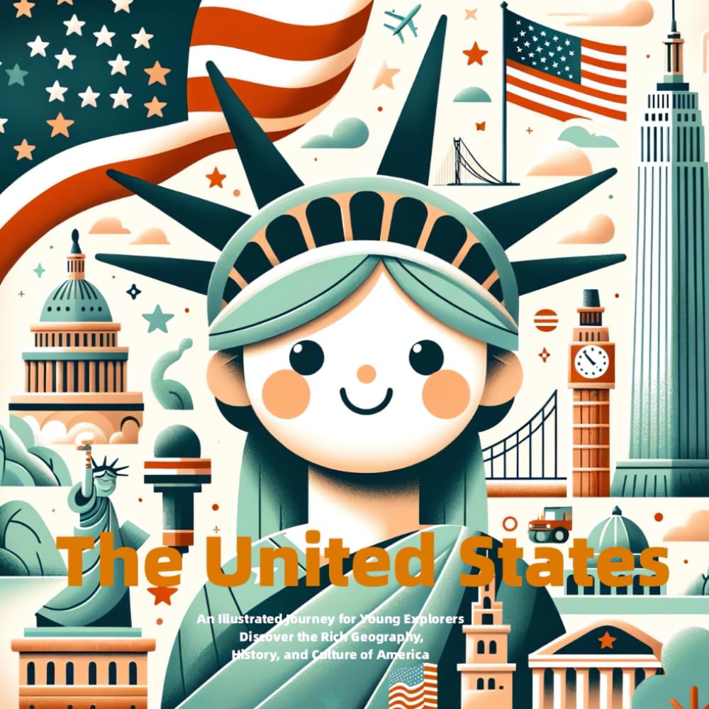 The United States: An Illustrated Journey for Young Explorers: Discover the Rich Geography, History, and Culture of America (Illustrated Countries of