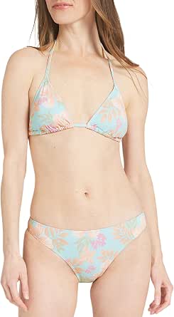 Billabong Women's UPF 50 Adjustable Tie Triangle Bikini Set