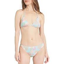 Billabong Womens Swimwear UPF 50 Adjustable Tie Triangle Bikini Set
