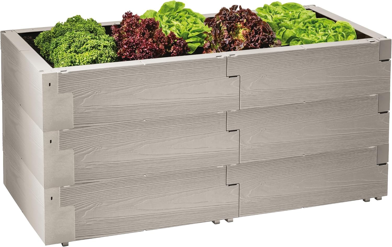 JUWEL 20448 - Bordo per aiuola rialzata Timber (6 Mattoni