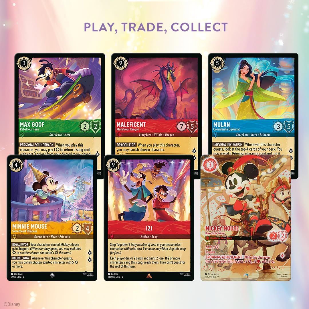 Ravensburger Disney Lorcana TCG: Fabled Single-Player Deck – Emerald & Ruby | Engaging Gameplay | Over 200 Original Disney Artworks | Ideal for Ages 8+