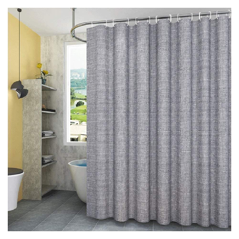 Rideau de bain long gris pour transformer votre douche en oasis de fraîcheur pure