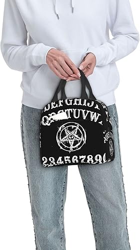 Miniatura 8 de Wiqodme Bolsa de almuerzo con aislamiento para mujeres y hombres, reutilizable, para oficina, picnic