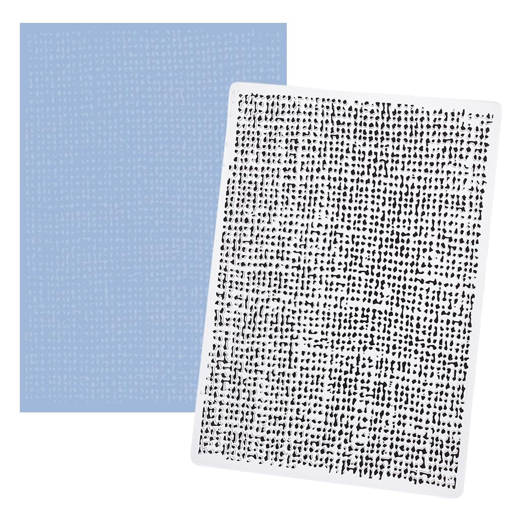 CRASPIRE Spot Embossing Folder Plastic Background Vintage Stain Dots Pattern Template Stencils for Card Making Tool DIY Handmade Scrapbooking Paper Craft Album Stamps