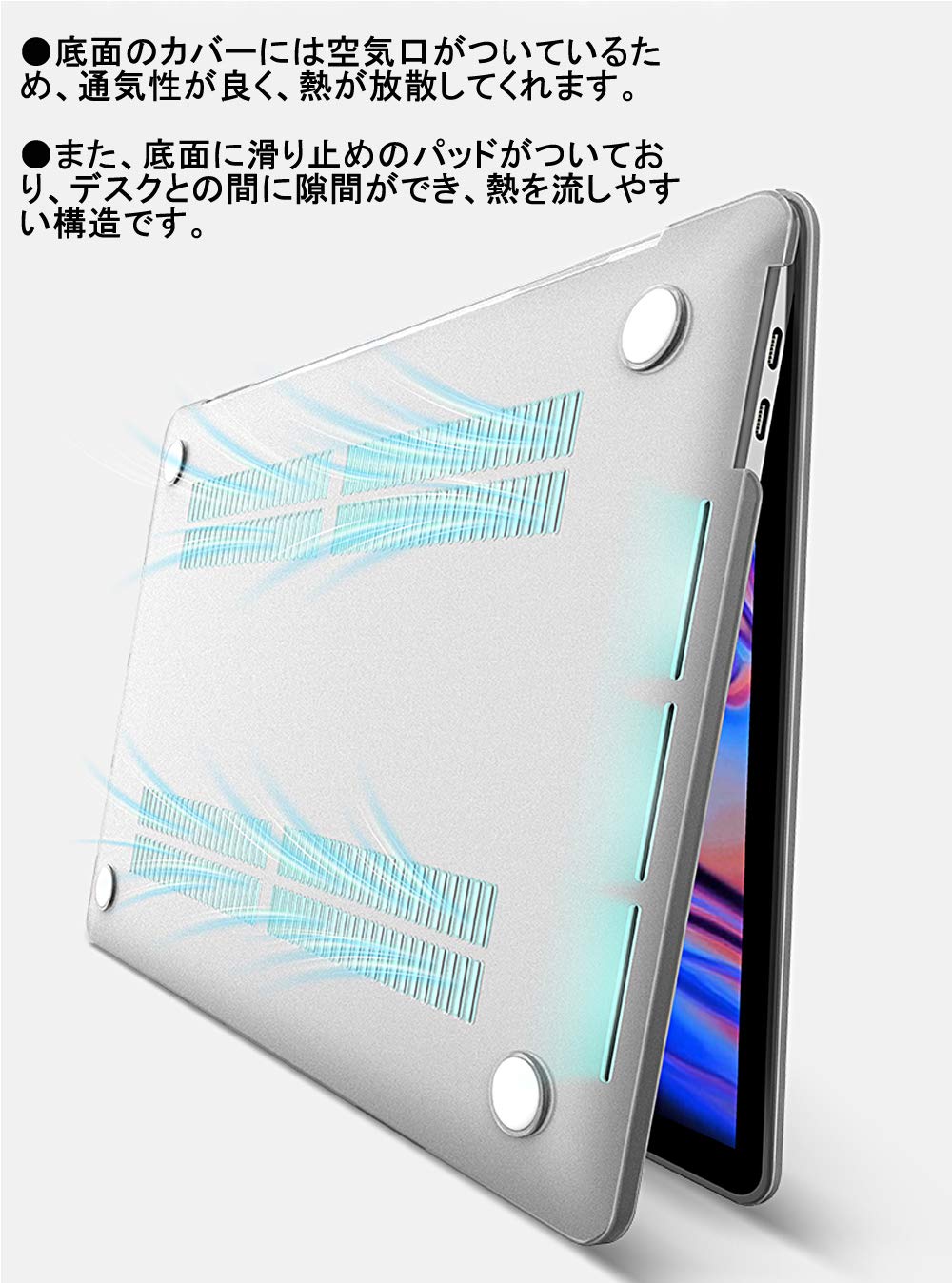 Amazon.co.jp: 【2020年夏改良モデル】AMOVO MacBook Pro 13 用 ケース