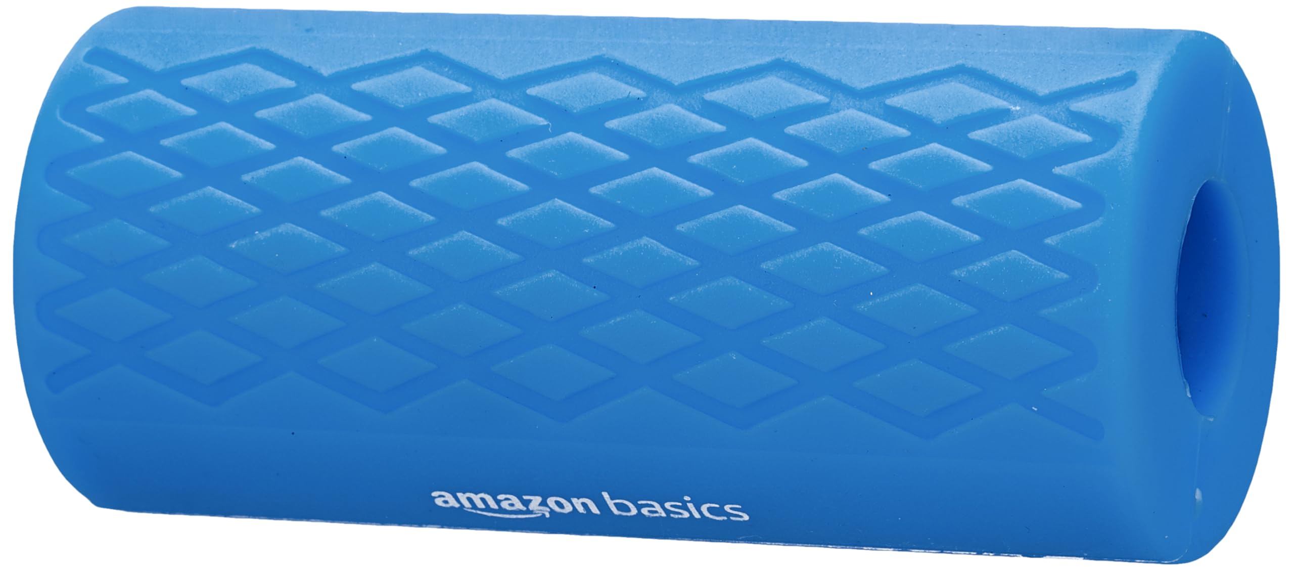 Amazon Basics Thick Dumbbell & Barbell Grips | Non-Slip Rubber Grips | Easily Attachable to Barbell, Dumbbell & Kettlebell | Large | Blue 2