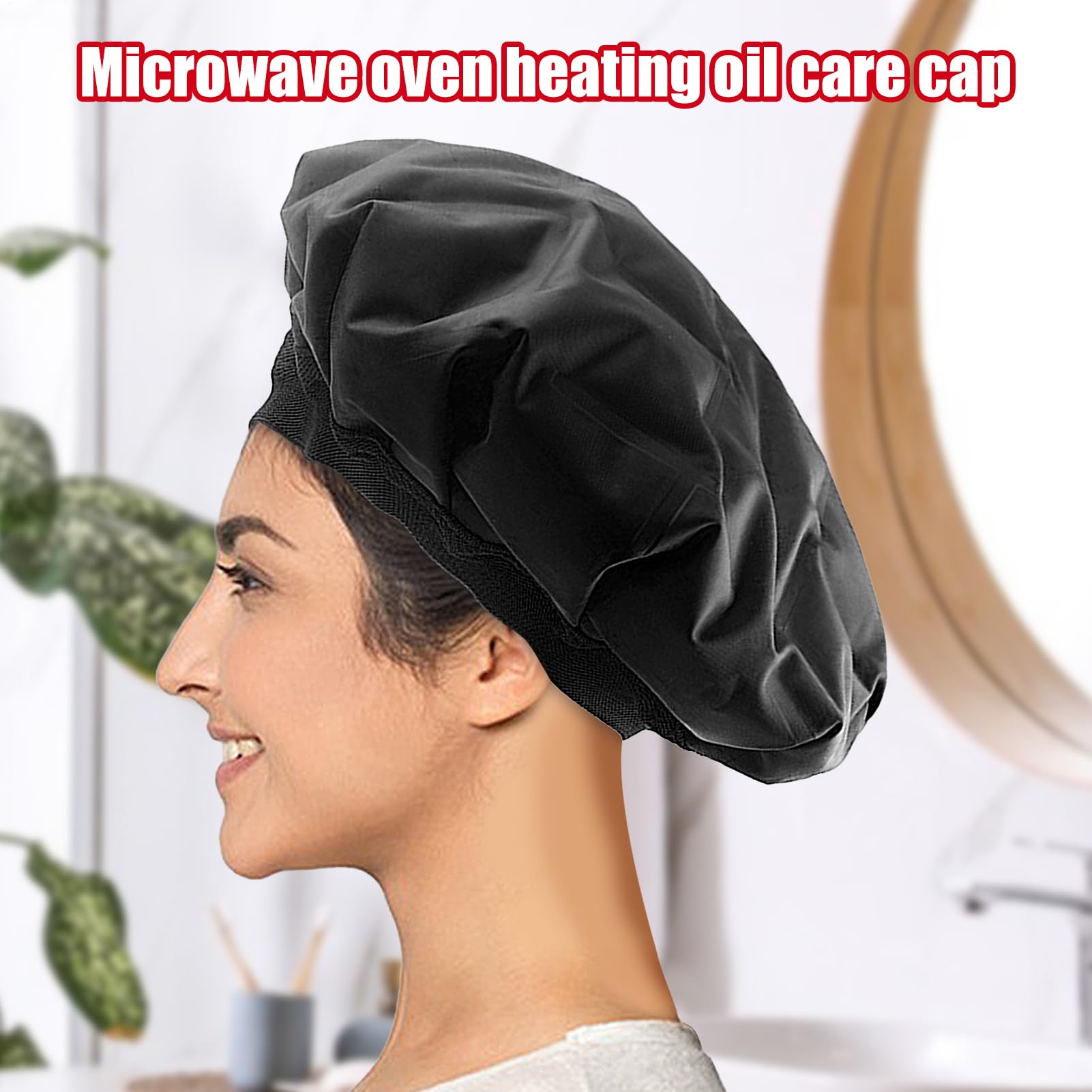 Gorro térmico para microondas de acondicionamiento profundo,Sombrero térmico inalámbrico de acondicionamiento profundo,Sombrero para el cuidado del cabello | Gorro de gel para microondas, gorr