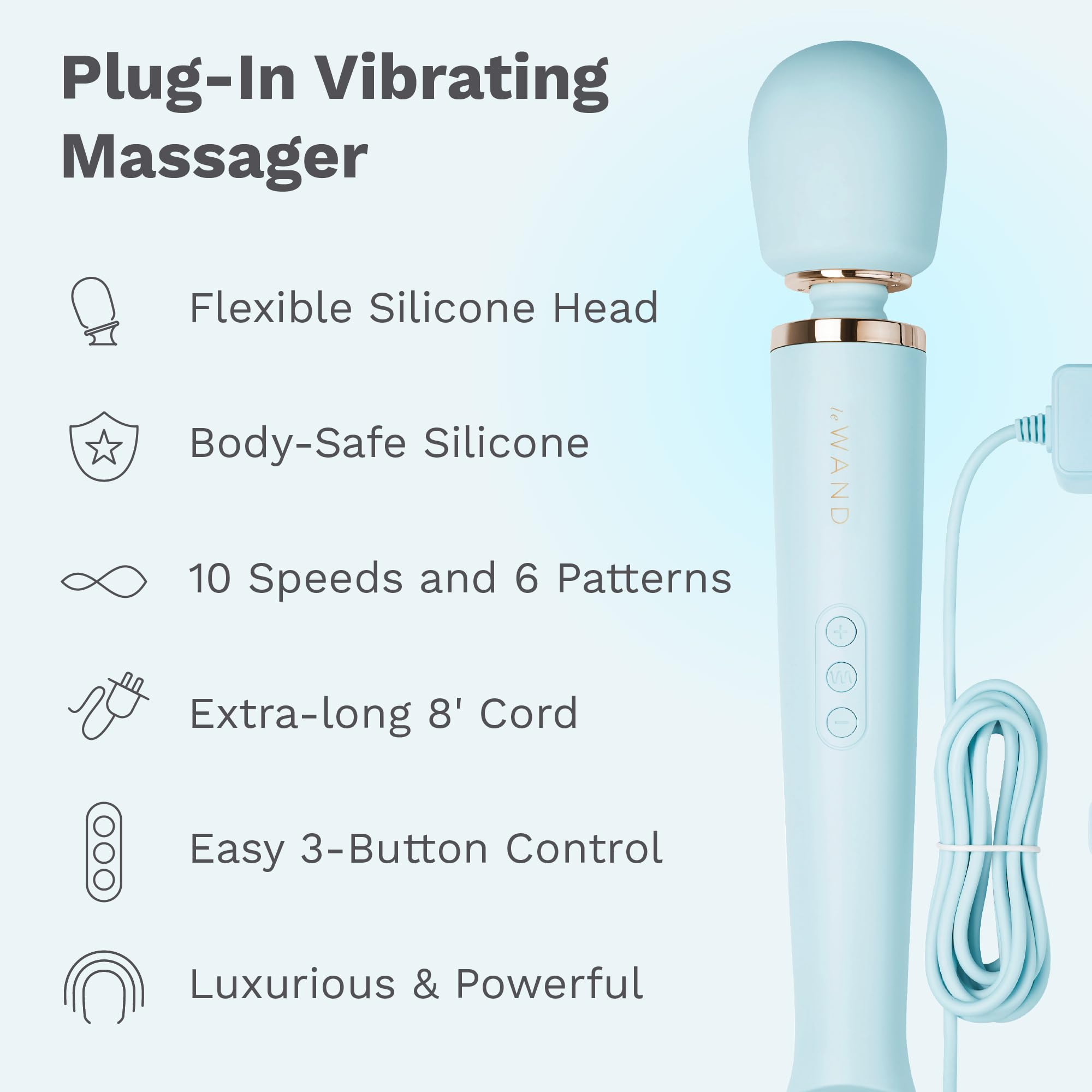 FRÖHLE Wand Massager Le Wand - Blue
