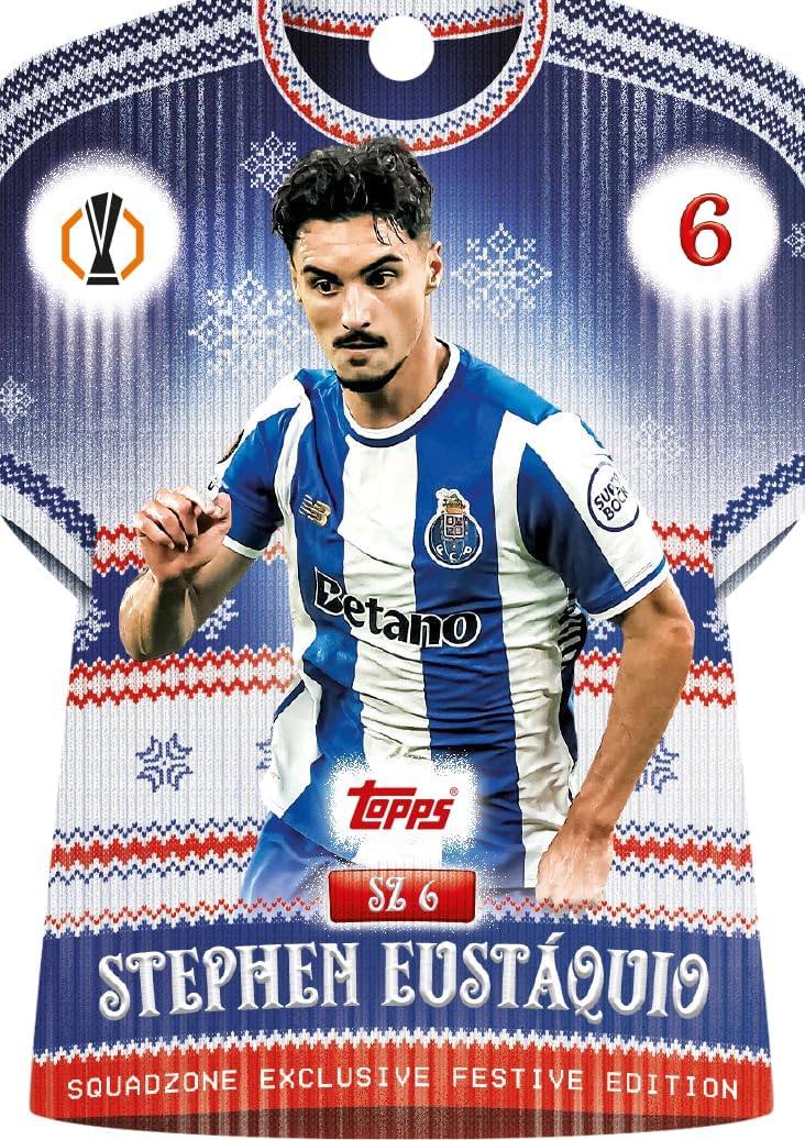Topps UCC Match Attax 2025/26 - Advent Calendar - 121 Match Attax cards including 96 all-new festive parallels, 24 new-look Festive Squadzone cards and 1 guaranteed Infinity card!