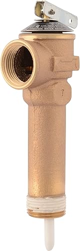 Miniatura 15 de Cash Acme Válvula de alivio de temperatura y presión NCLX-5L de 3/4 pulgadas, empuje para conectar accesorios de plomería de latón, cobre, tubo