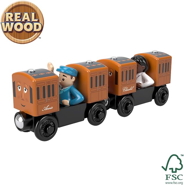 Foto 3 de 6 de THOMAS & FRIENDS Annie & Clarabel de Madera, GGH17, Multicolor, 0
