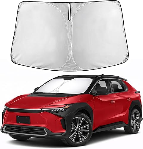 Miniatura 62 de EcoNour Parasol para Subaru Crosstrek 2013-2015 2016 2017, visera solar para parabrisas delantero y ventana, bloqueador de calor UV y protector