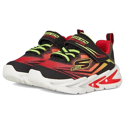 SKECHERS KIDS Flex glow Ultra 400139n (toddler) Boys Shoes Black/Red