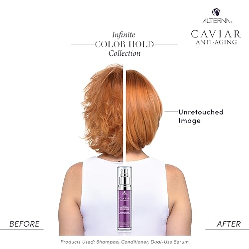 Miniatura 5 de Alterna Caviar Anti-Aging Infinite Color Hold Suero de doble uso | Tratamiento sin enjuague, máscara preservadora del color | Sin sulfato, 1.7 onzas