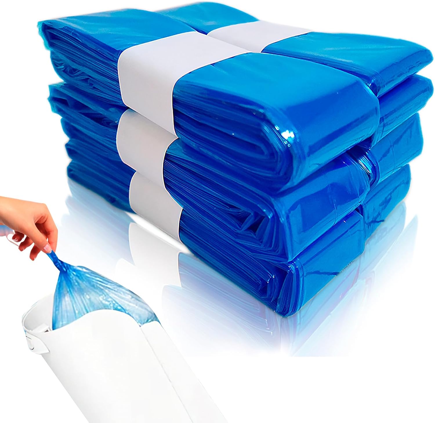 Pack of 10 refill film nappy bins odourproof nappy bin refill
