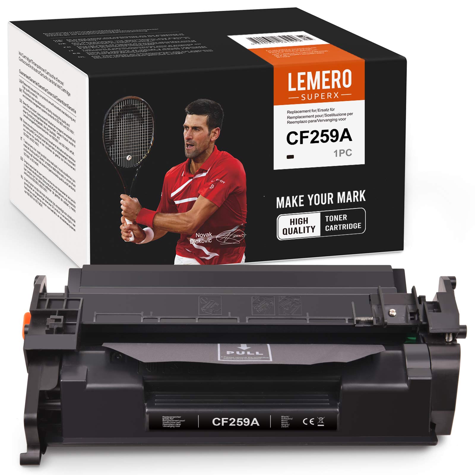 LEMERO SUPERX59A CF259A Toner (Not Chip) Compatible with HP 59A CF259A for HP Laserjet Pro M304 M404n DN dw MFP M428dw fdn fdw (1 x Black)