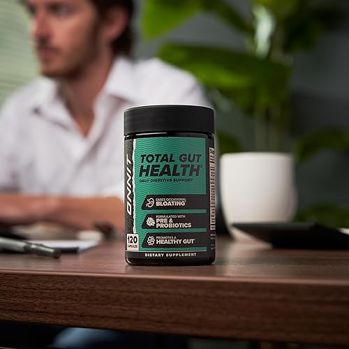 Miniatura 7 de ONNIT Total Gut Health Daily Digestive Support IGEN Suplemento digestivo probado sin OMG para mujeres y hombres con 7 cepas de probióticos,
