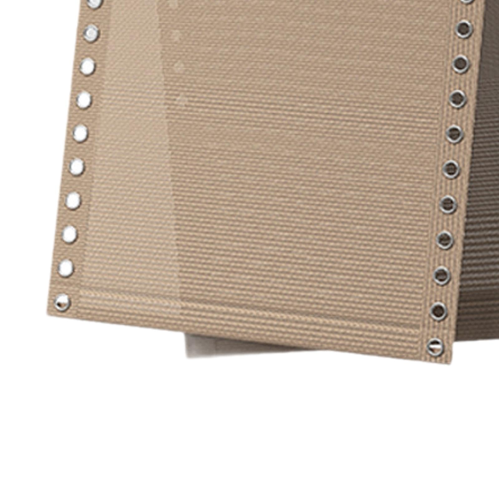 KESOTO 5 Pezzi di Tessuto di Ricambio per Lettino Prendisole da Giardino, di Copertura Universale Traspirante in Rete, Resistente, con Ganci in Metallo, Beige