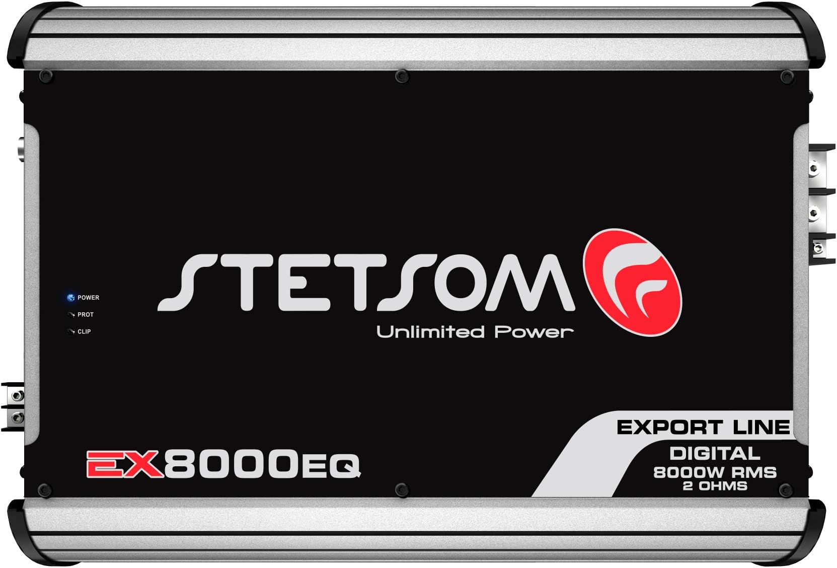 StetsomEX 8000 EQ 2 Ohms Class D Full Range Mono Amplifier
