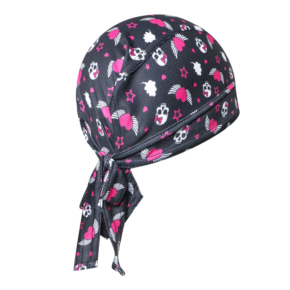 JPOJPO Cycling Hat Wrap Rag Sweat Wicking Beanie Skull Cap Quick Dry Adjustable Men Women