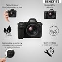 STSEETOP Camera Case for Nikon Z8 - Protective Silicone DSLR Skin Cover, Detachable Cage, Shockproof, Dustproof (Black) gallery image
