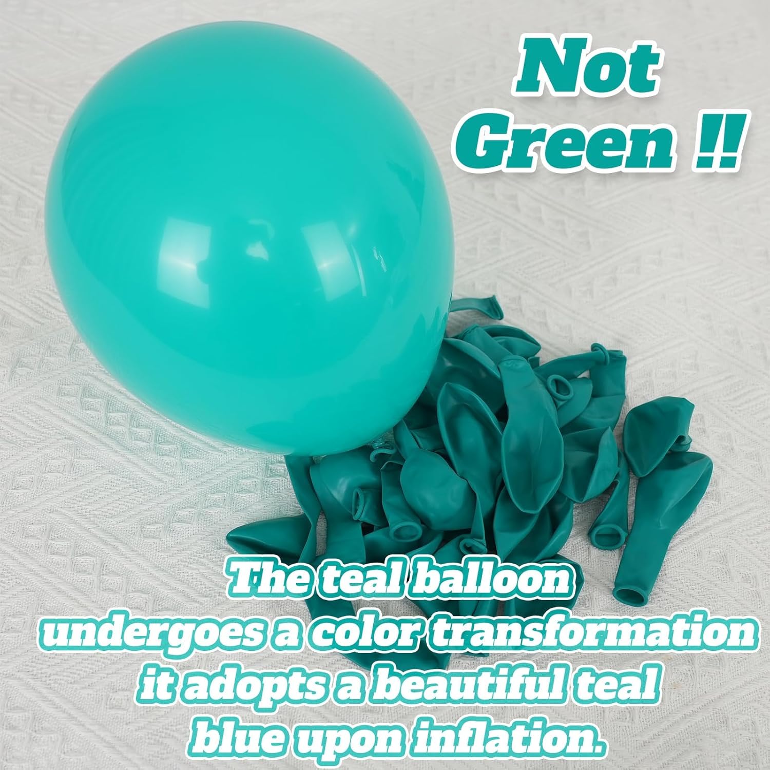 10th Birthday Soccer Party Decoration for Boys, 10th Soccer Birthday Balloons Arch with Royal Blue Teal Light Blue Balloon Garland Kit Large Number 10 Balloon for 10th Football Birthday Party Supply - Image 6