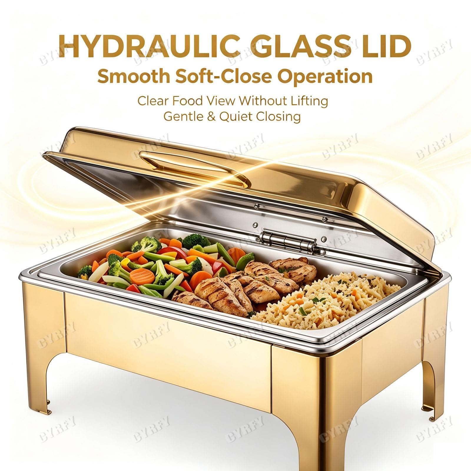 Scaldavivande 9QT, Set Completo Di Scaldavivande In Acciaio Inossidabile