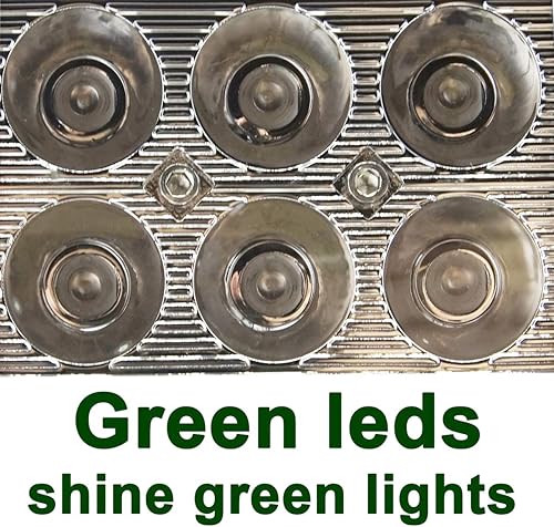 Miniatura 3 de Auxmotec Luces LED verdes de conducción de caza de 18 W, 4 pulgadas, barra de luz para todoterreno, camioneta, barco, tractor, pesca, caza,