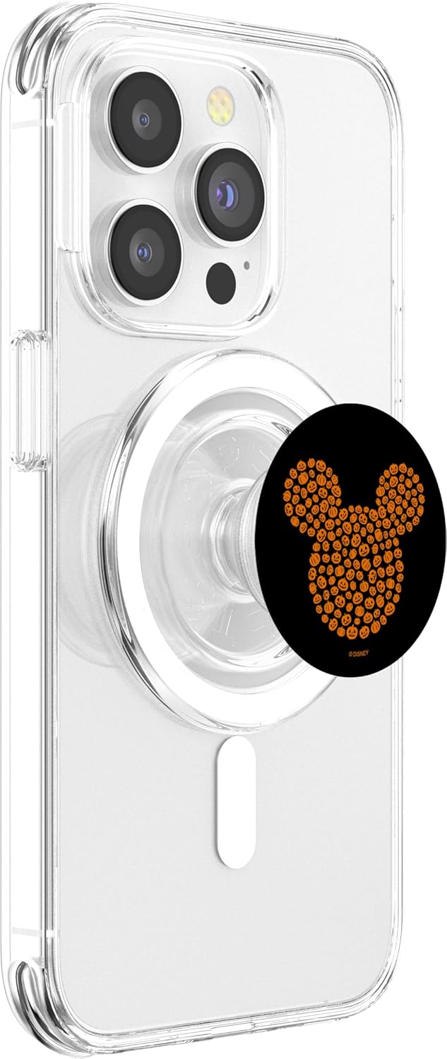 Disney Mickey Mouse Jack-O'-Lanterns Halloween PopSockets MagSafe PopGrip for iPhone
