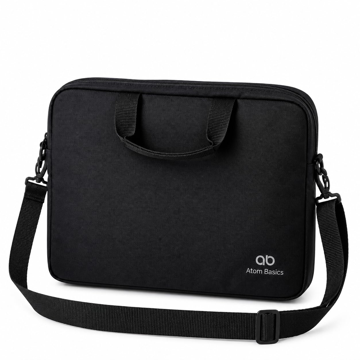 Sleek Laptop Bag for Men & Women | Messenger Bag | Suitable for 13 Inch Laptop | Professional Office Bag with Adjustable Shoulder Strap | Black-image-31