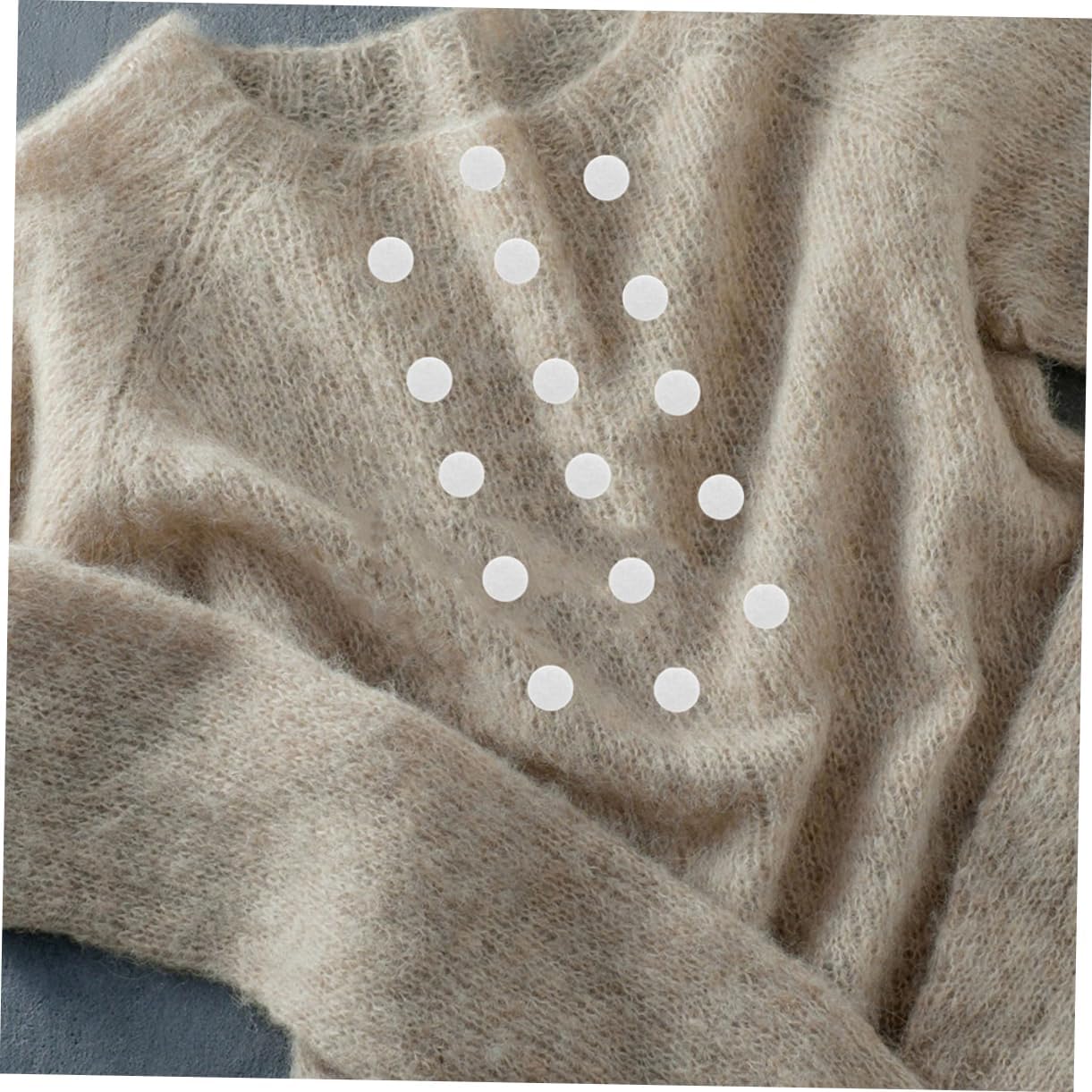 Housoutil 1500pcs Self-Adhesive Felt Circles for Crafts Dot Stickers for Clothing Shoes Bags Versatile Felt Dots for Creative Projects and Easy Application