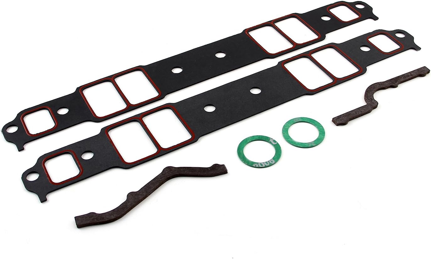 Speedmaster PCE349.1002 Compatible with Chevy SBC 350 Intake Manifold Gasket Set (1206) 2.21" x 1.31" x 0.060"