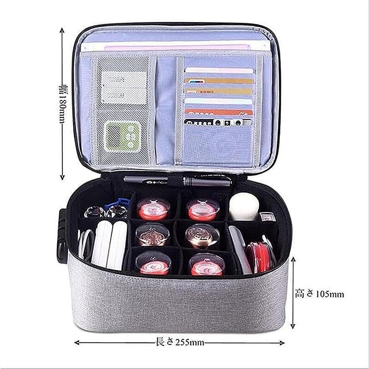 Dial Lock Seal Storage Case with Dividers