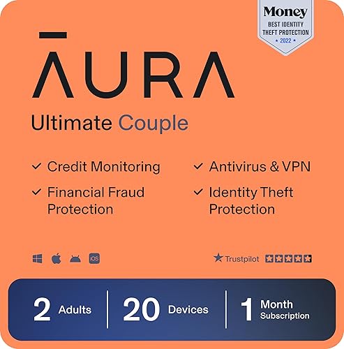 Vista 13 de Aura Ultimate Online Safety Suite Internet Security & Identity Protection Software Antivirus, VPN, Password Manager, Dark Web Monitoring