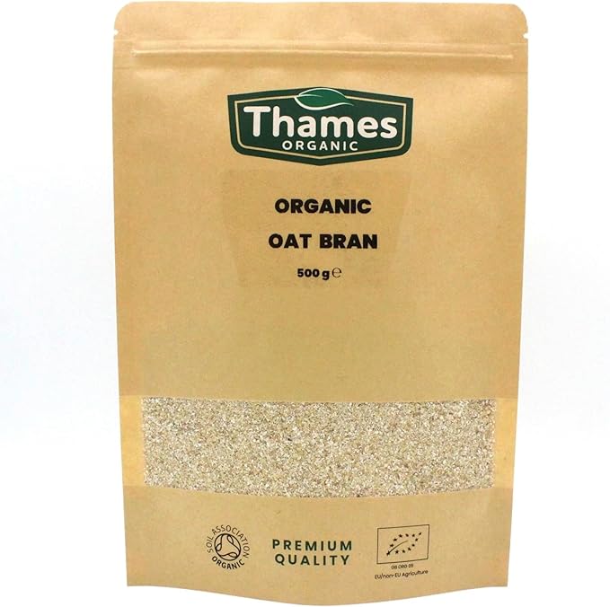 Organic Oat Bran Raw, Vegan, GMO Free, No Additives No Preservatives