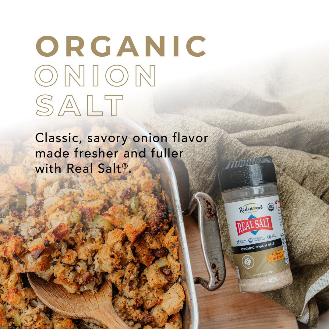 Real Salt Salt, Onion, 8.25-Ounce