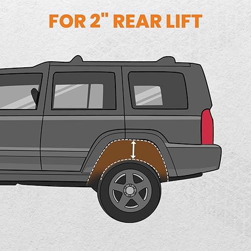 Miniatura 4 de maXpeedingrods Espaciador de brazo trasero de 2" para Subaru Impreza Forester Legacy Outback 1993-2008, para Saab 92-X