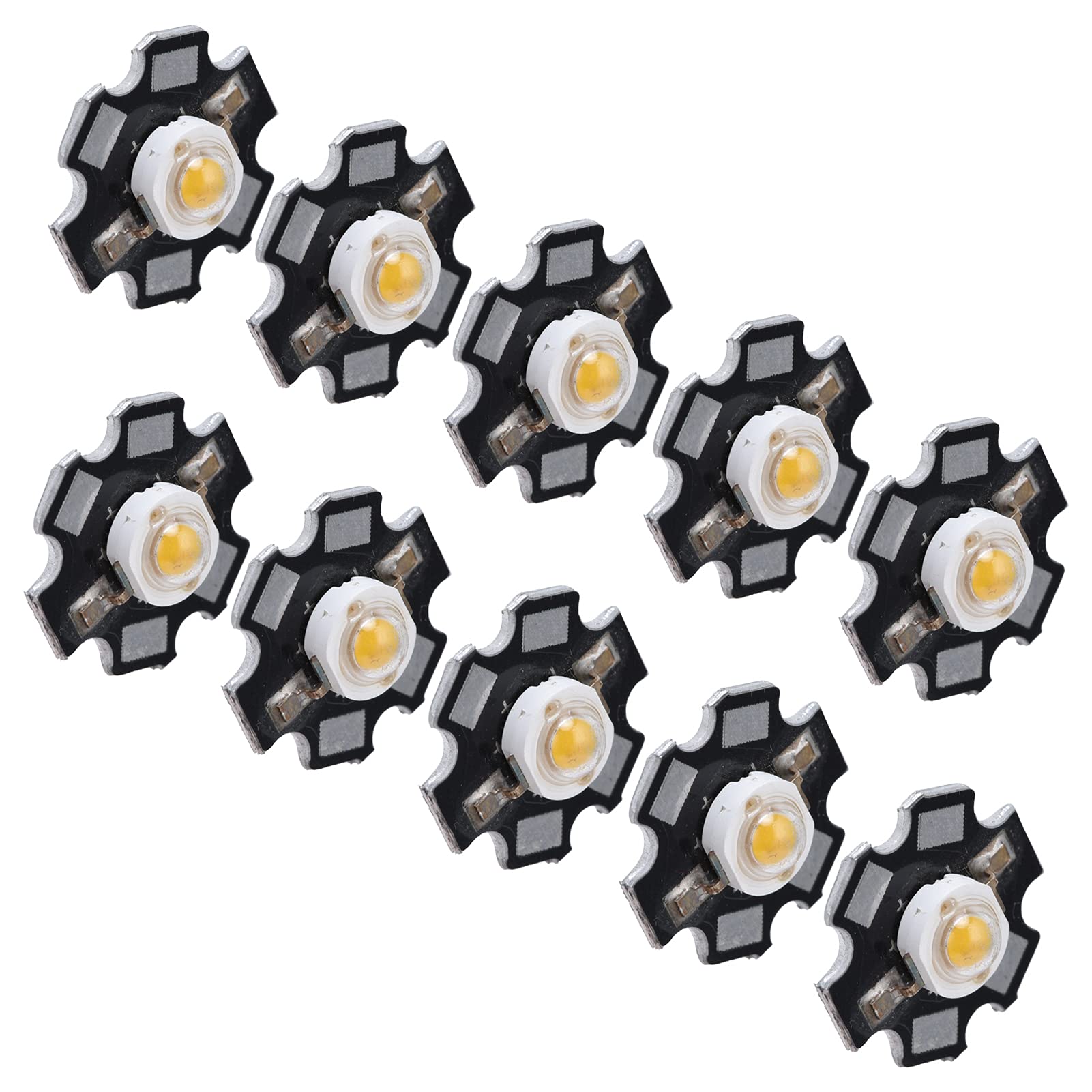 LED Chip, 10Pcs 3V Light Source Bead Saving Energy Uniform Lighting for Office for Home for Bedroom(#4)-image-33