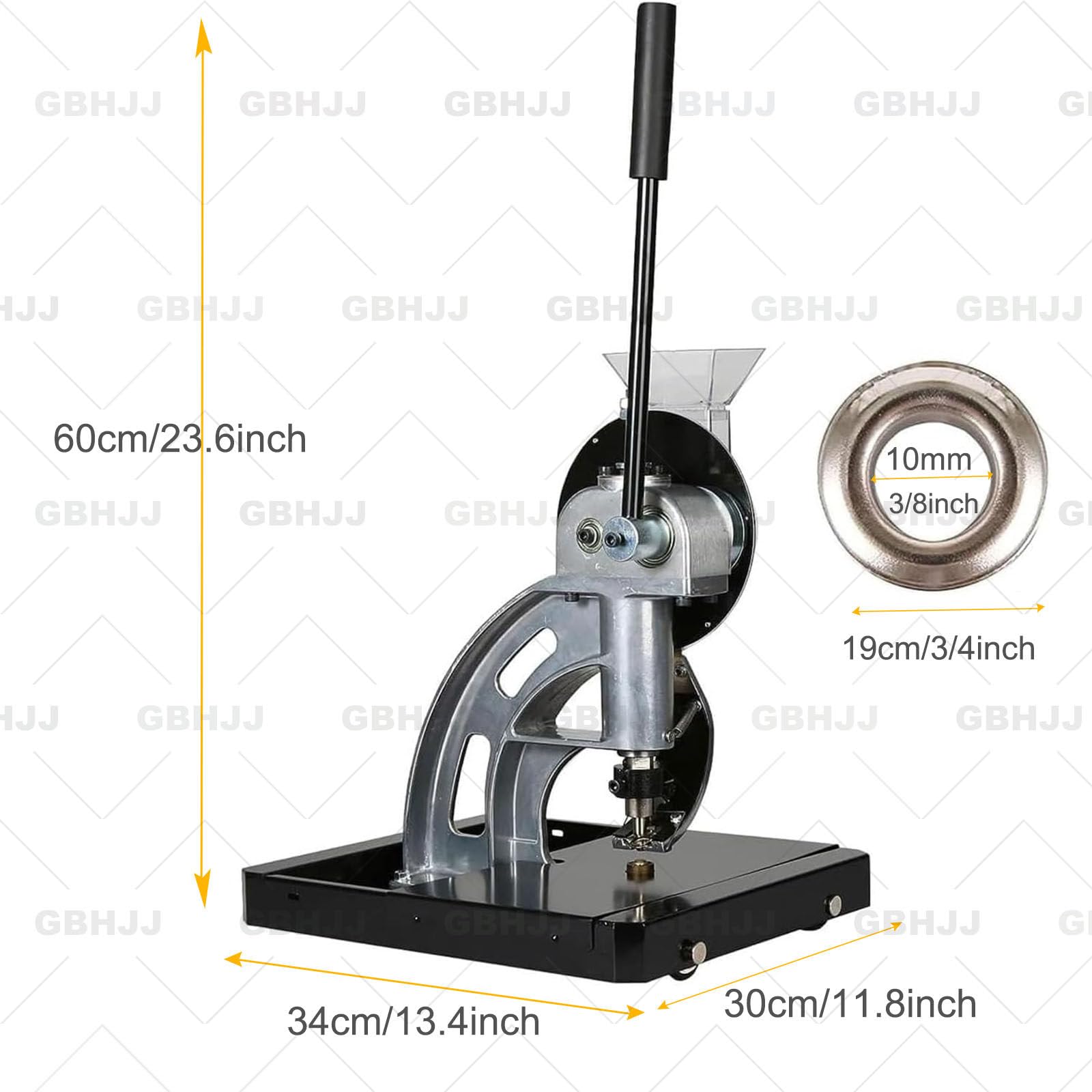 Kit de herramientas con ojales, máquina perforadora manual y automática para carteles y carteles