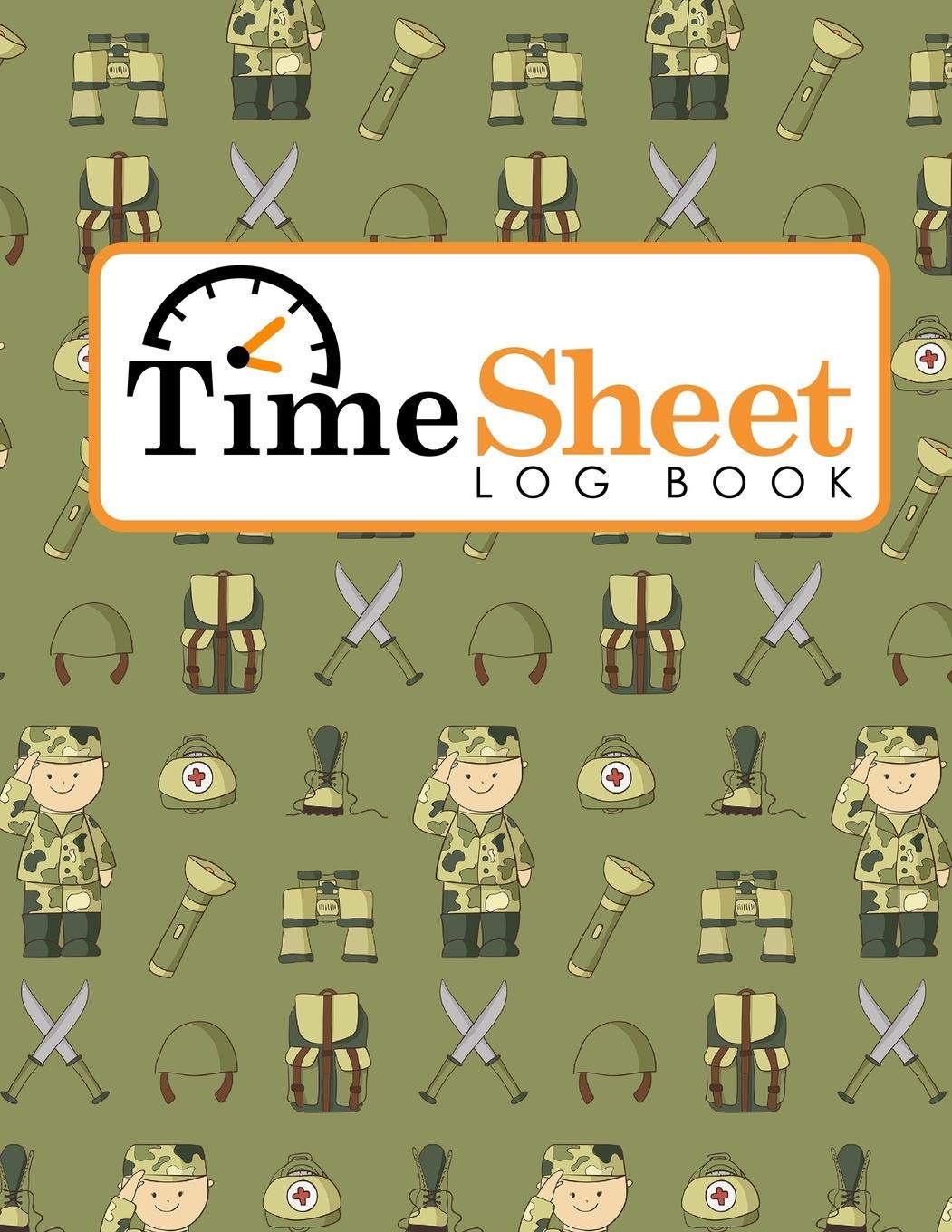 Buy Time Sheet Log Book Daily Timesheet Template, Time Tracker Log