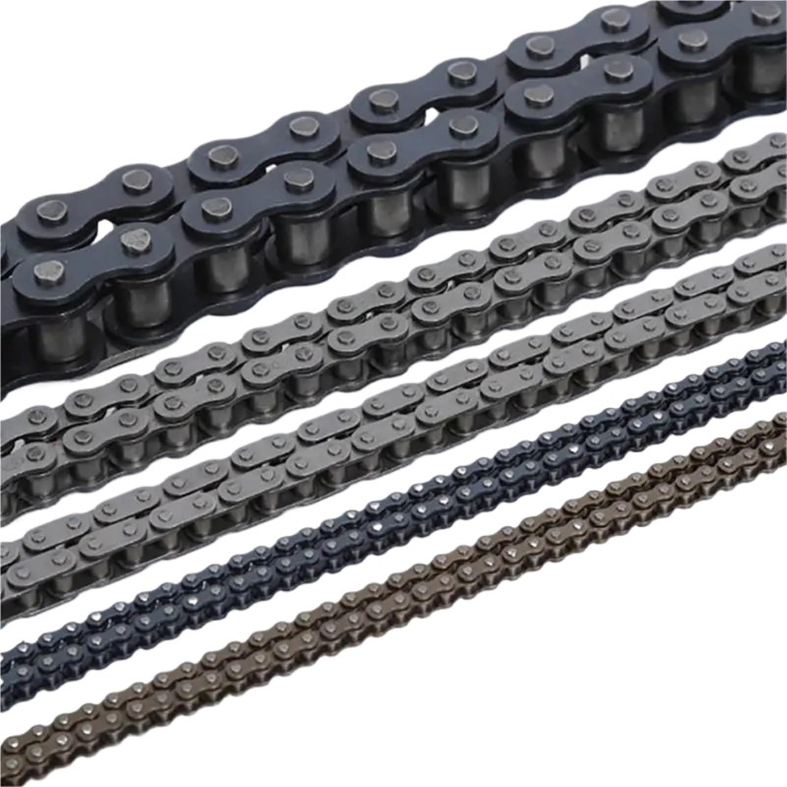 Rollenkette Aus Kohlenstoffstahl Industrielle Rollenkette 06B-1 08B-1 10A-1 12A-1 16A-1 06C-1 08A-1 einreihige Übertragungskette aus Kohlenstoffstahl mit kurzer Teilung, 1,5 m(10A-1)