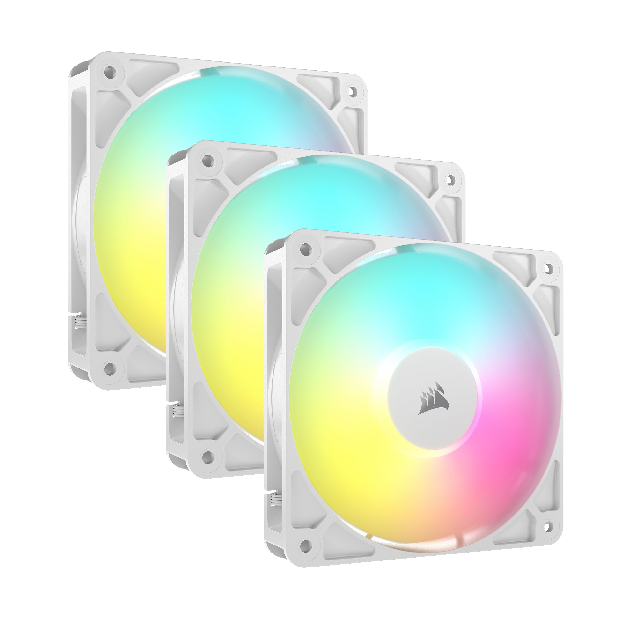 Corsair Rs120 Argb Confezione Tripla - Ventola Per Case - 120 Mm - Bianco (confezione Da 3)