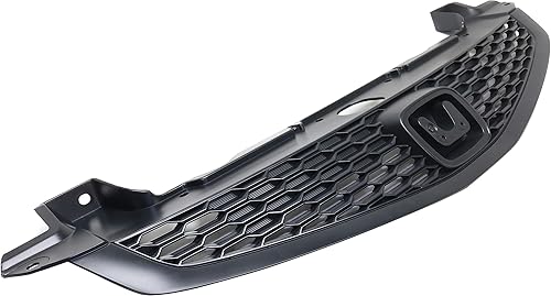 Miniatura 2 de Evan-Fischer - Conjunto de rejilla compatible con Honda Civic 2012-2013 pintado negro carcasa e inserto Coupé modelos DXEXEX-LLX