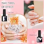 Phoenixy Gel Nail polonais, 21 Couleurs Gel Nail Polish Set Soak Off Gel Nails Starter Kit Vernis Base et Top Matte Coat Cadeaux pour femmes