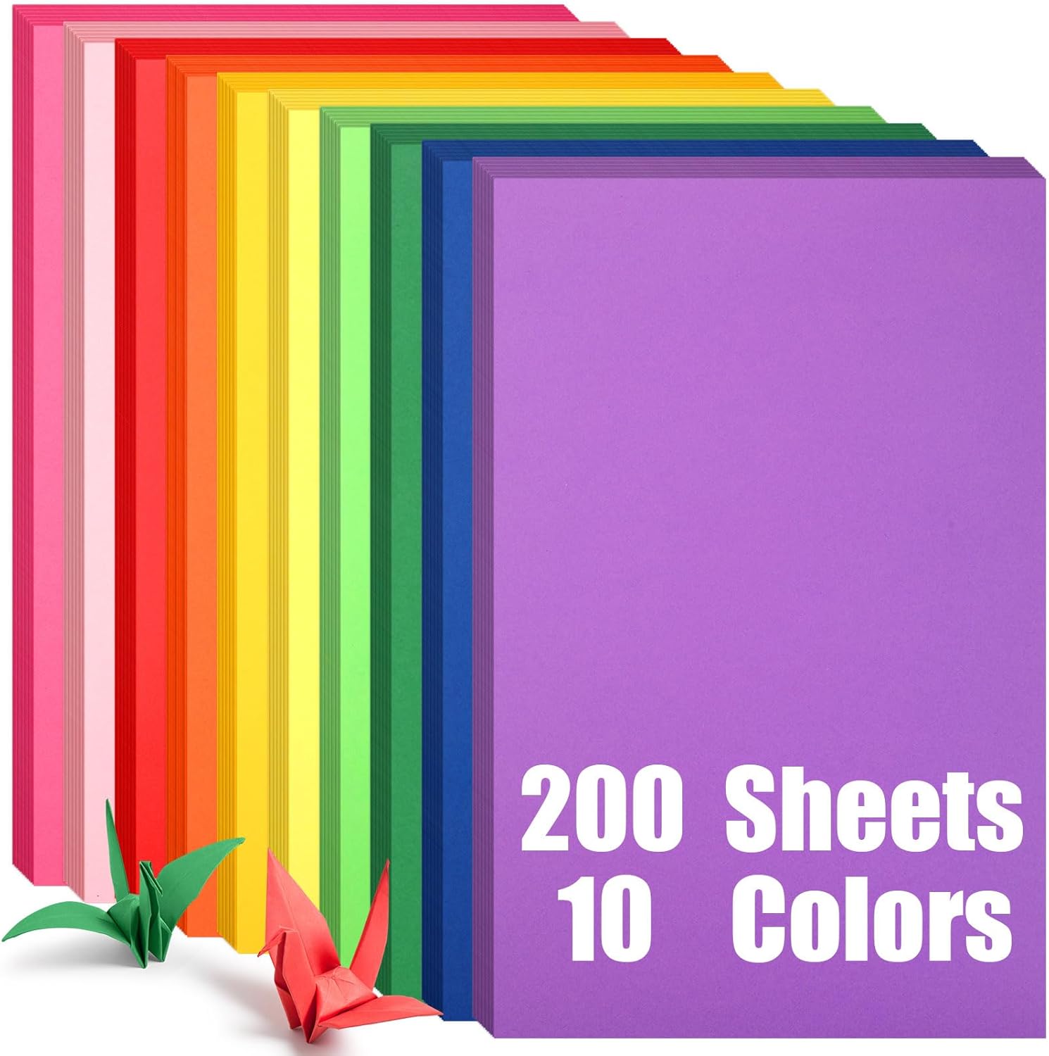 Amazon com: Gueevin 200 Sheets Colored Cardstock 11x17 Inch Cardstock