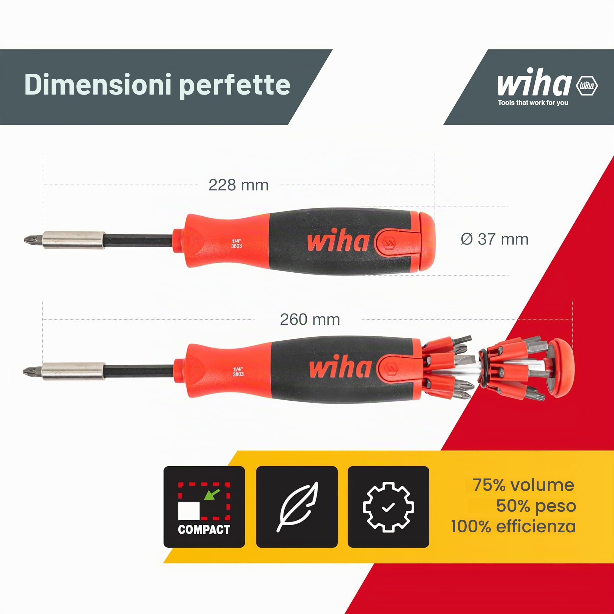 Destornillador con cargador LiftUp 25 magnético