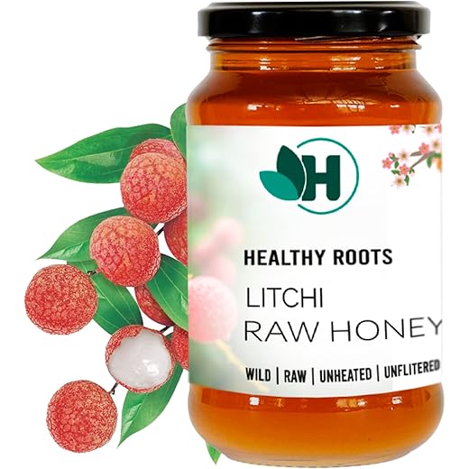 Roots Litchi Honey 1Kg - Pure & Organic