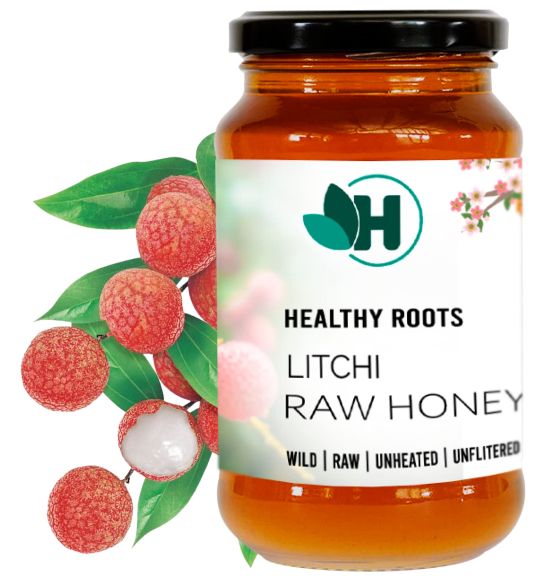 Healthy roots Litchi Honey 1Kg- Organic Honey Raw Unprocessed (Pure Honey 100% Natural No Added Sugar) (1 Kg) (B099RKXQCF) Amazon Price History, Amazon Price Tracker