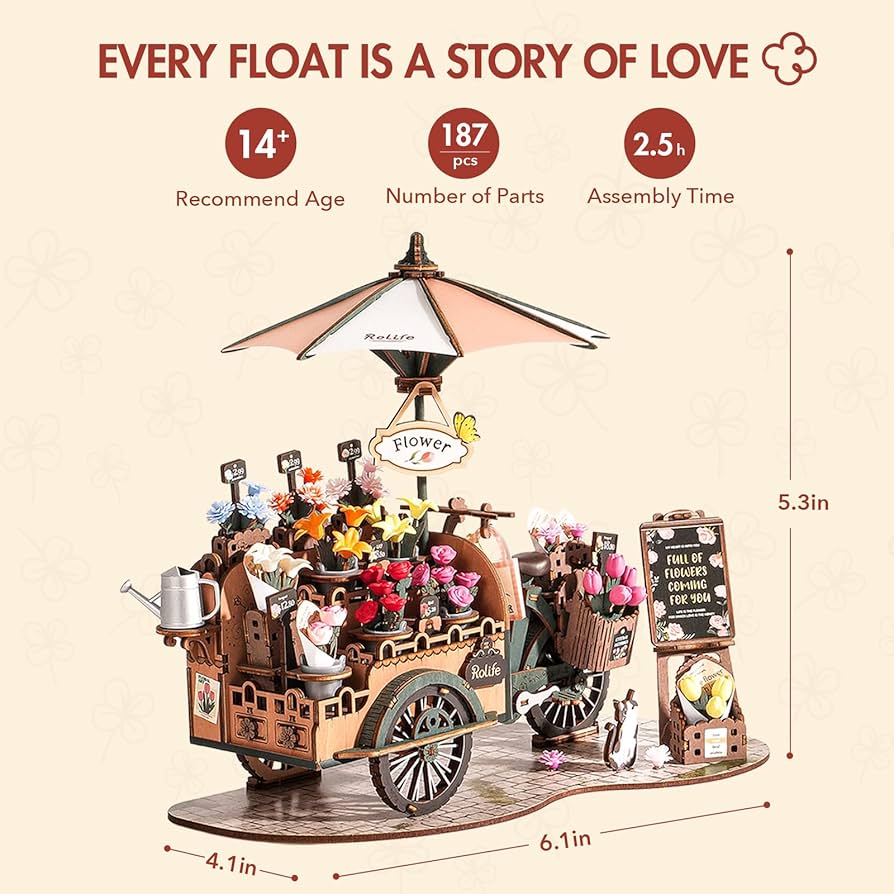 スティルライフ Amazon.com: Rolife 3D Wooden Puzzles for Adults, Model